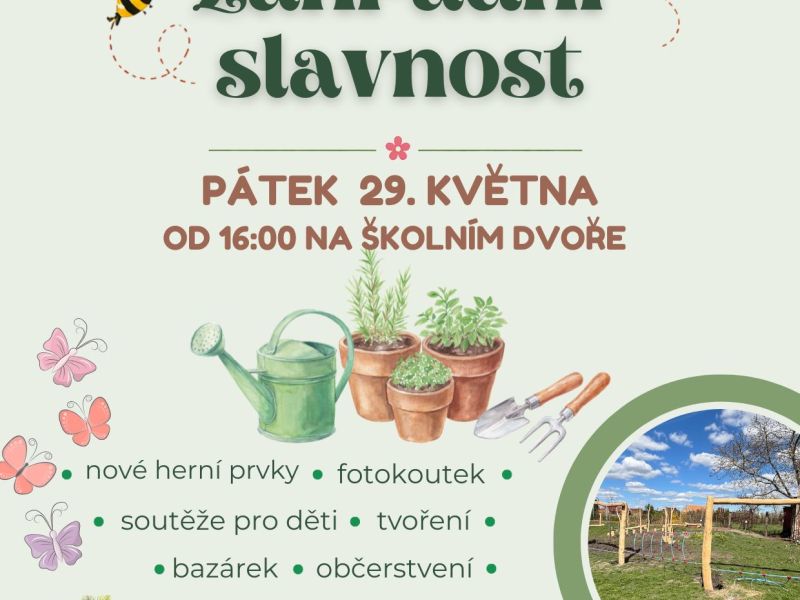 Jarní zahradní slavnost