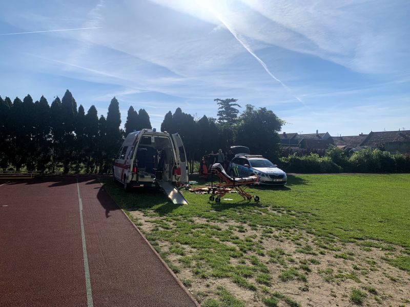 Cvičení první pomoci