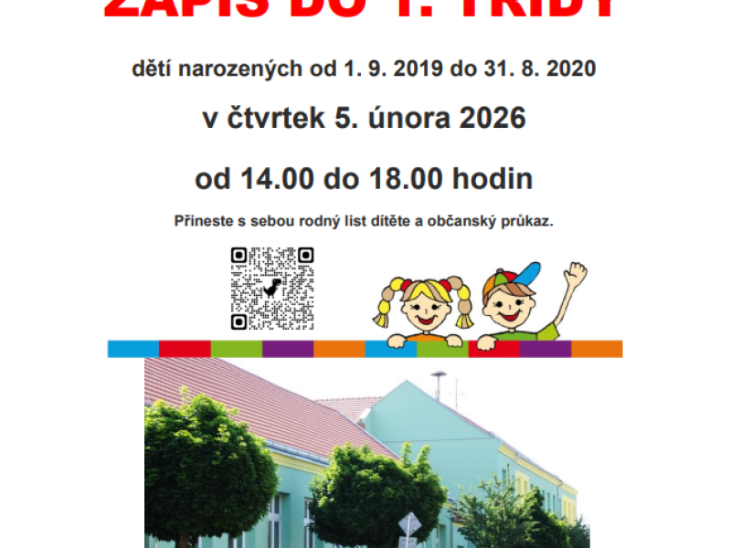 Zápis do 1. třídy